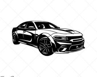 Detail Dodge Charger Clipart Nomer 5