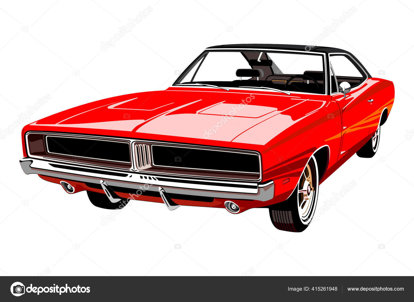 Detail Dodge Charger Clipart Nomer 45