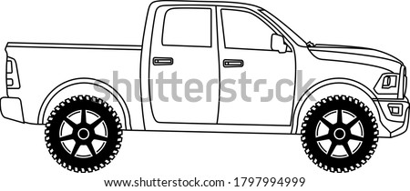 Detail Dodge Truck Clipart Nomer 10