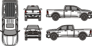 Detail Dodge Truck Clipart Nomer 14