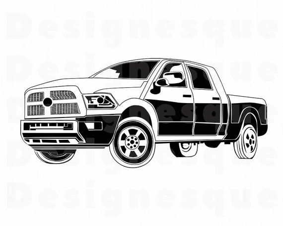 Detail Dodge Truck Clipart Nomer 6