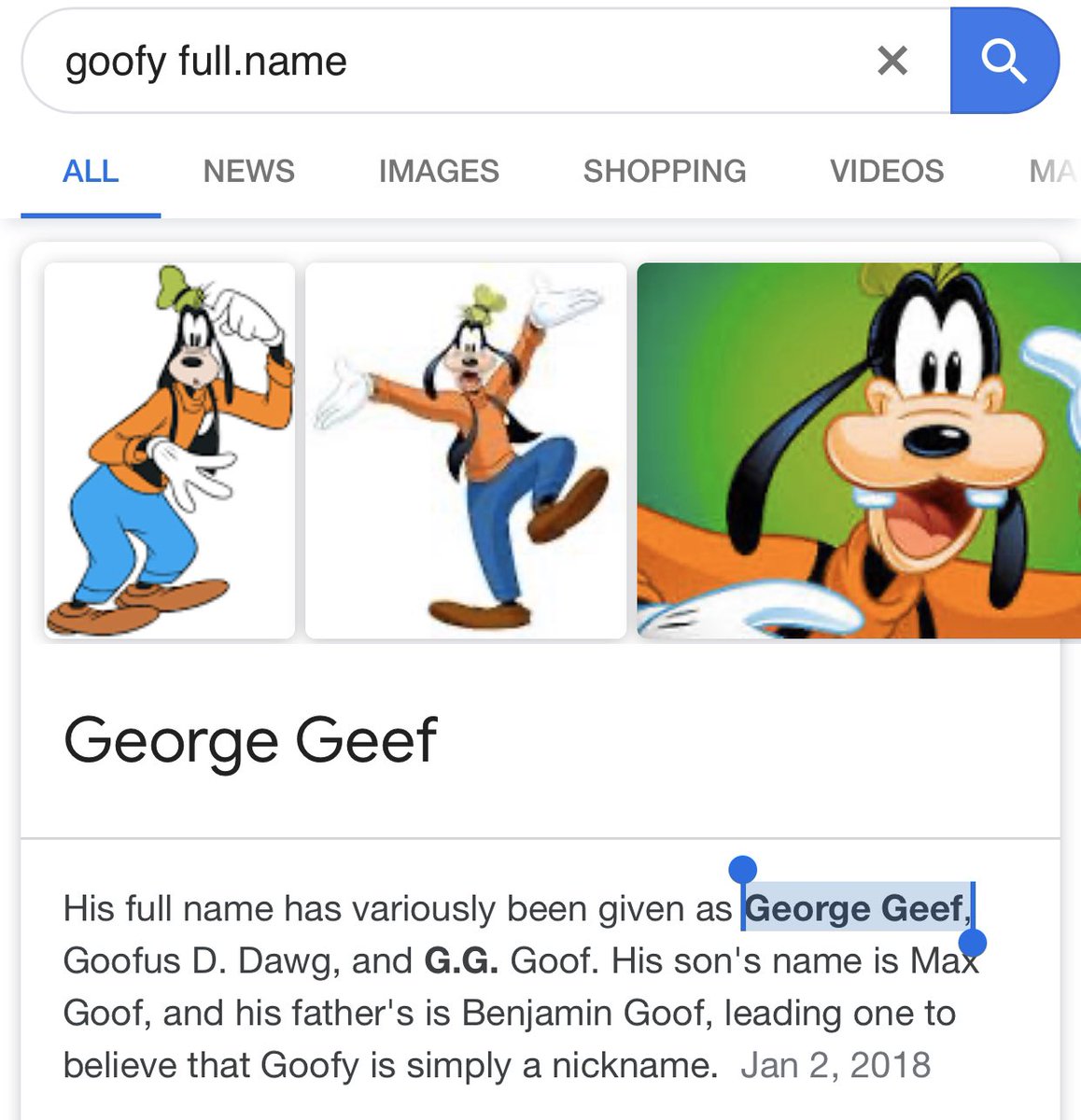 Detail Does Goofy Have A Last Name Nomer 22