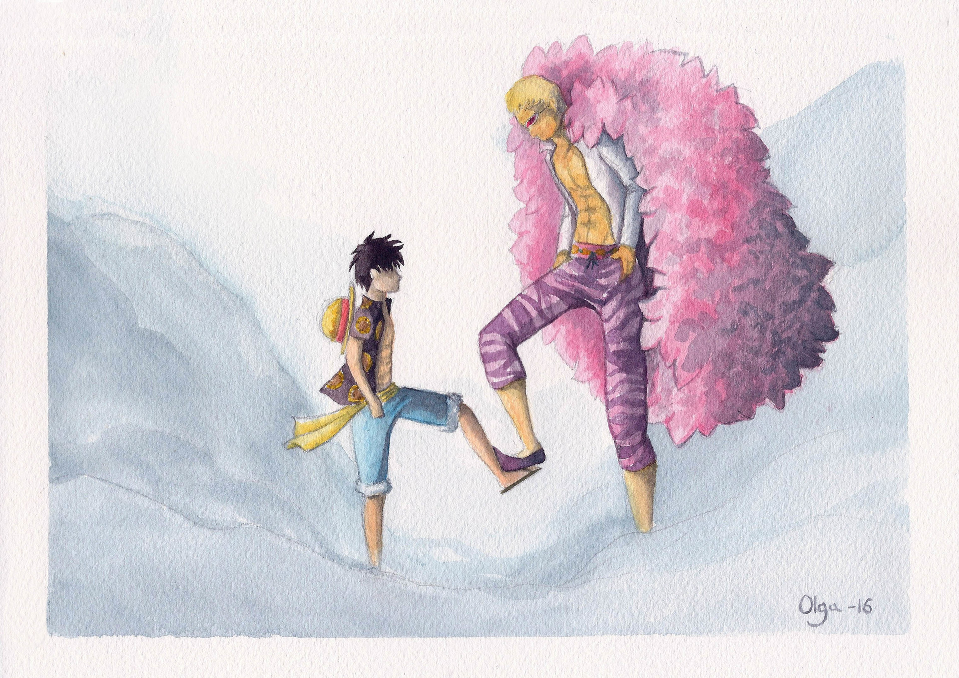 Detail Doflamingo Vs Luffy Nomer 23