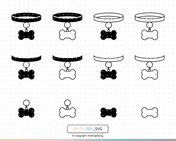 Detail Dog Collar Clipart Nomer 42