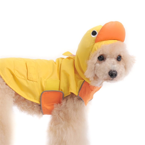 Detail Dog Duck Raincoat Nomer 2