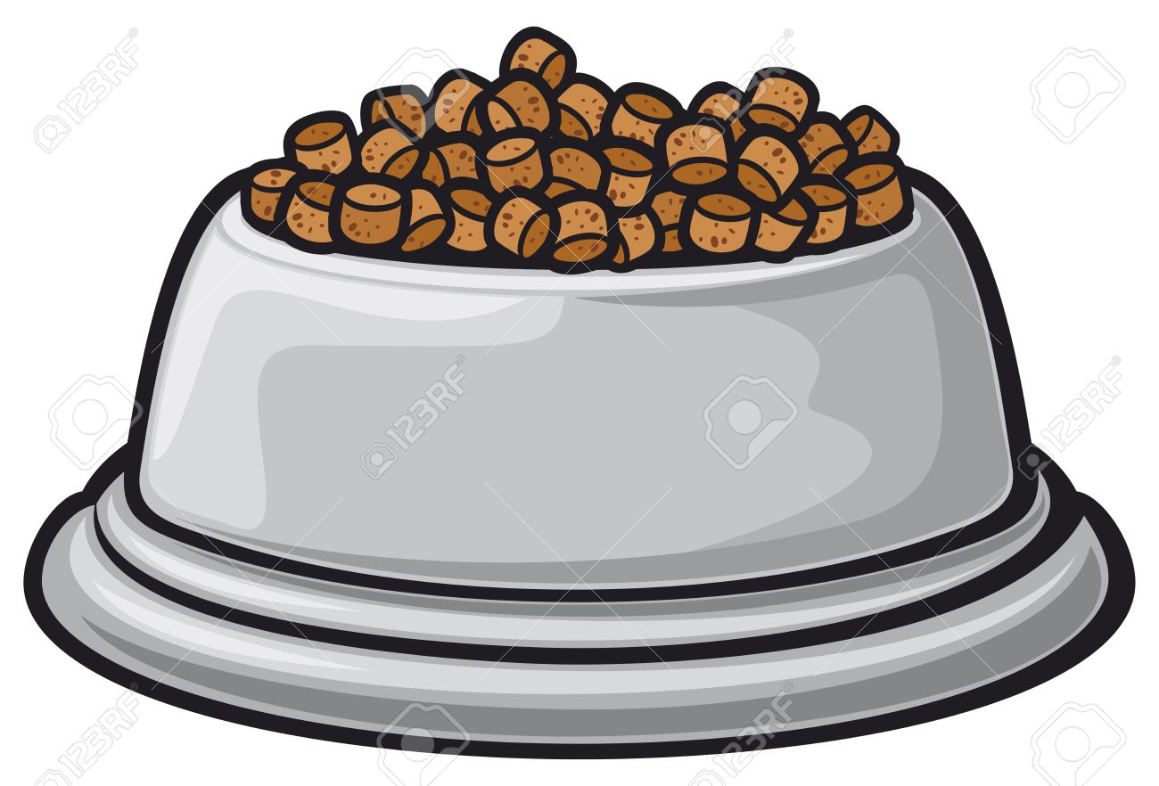 Detail Dog Food Bowl Clipart Nomer 3