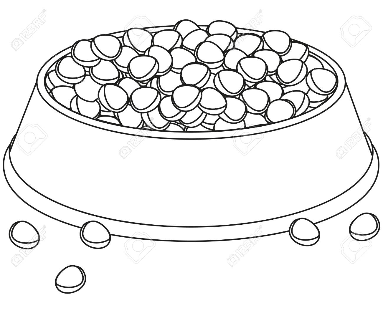 Detail Dog Food Bowl Clipart Nomer 43