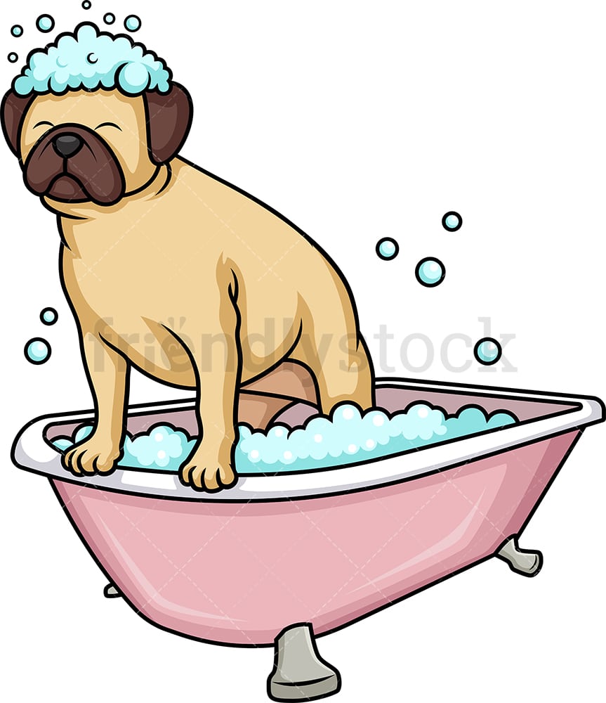 Detail Dog In Bathtub Clipart Nomer 17