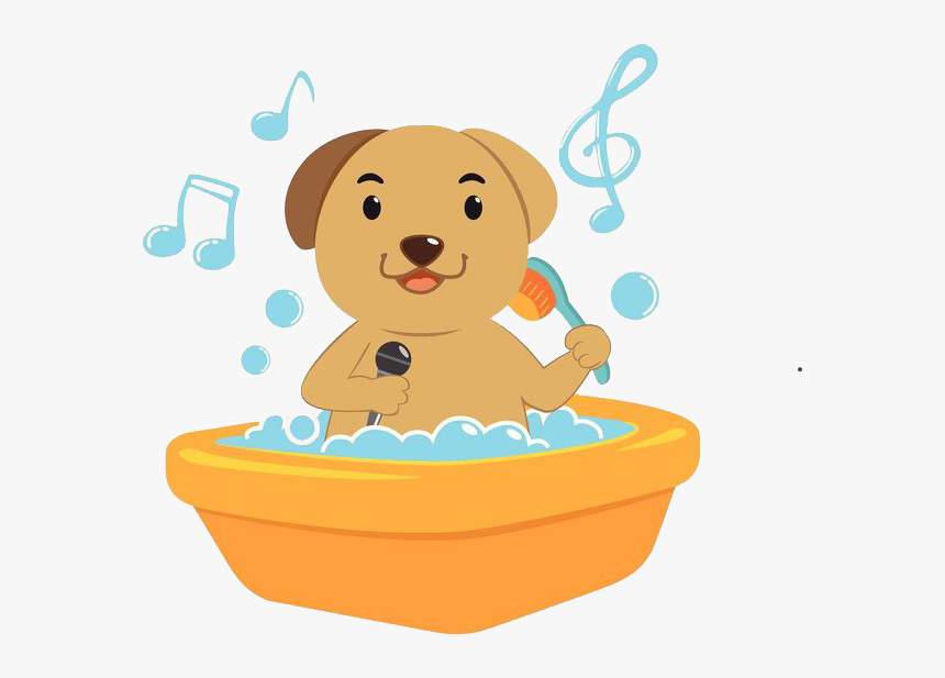 Detail Dog In Bathtub Clipart Nomer 41