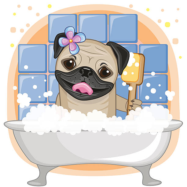 Detail Dog In Bathtub Clipart Nomer 42