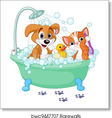 Detail Dog In Bathtub Clipart Nomer 45