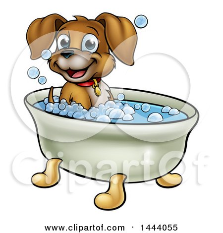 Detail Dog In Bathtub Clipart Nomer 49