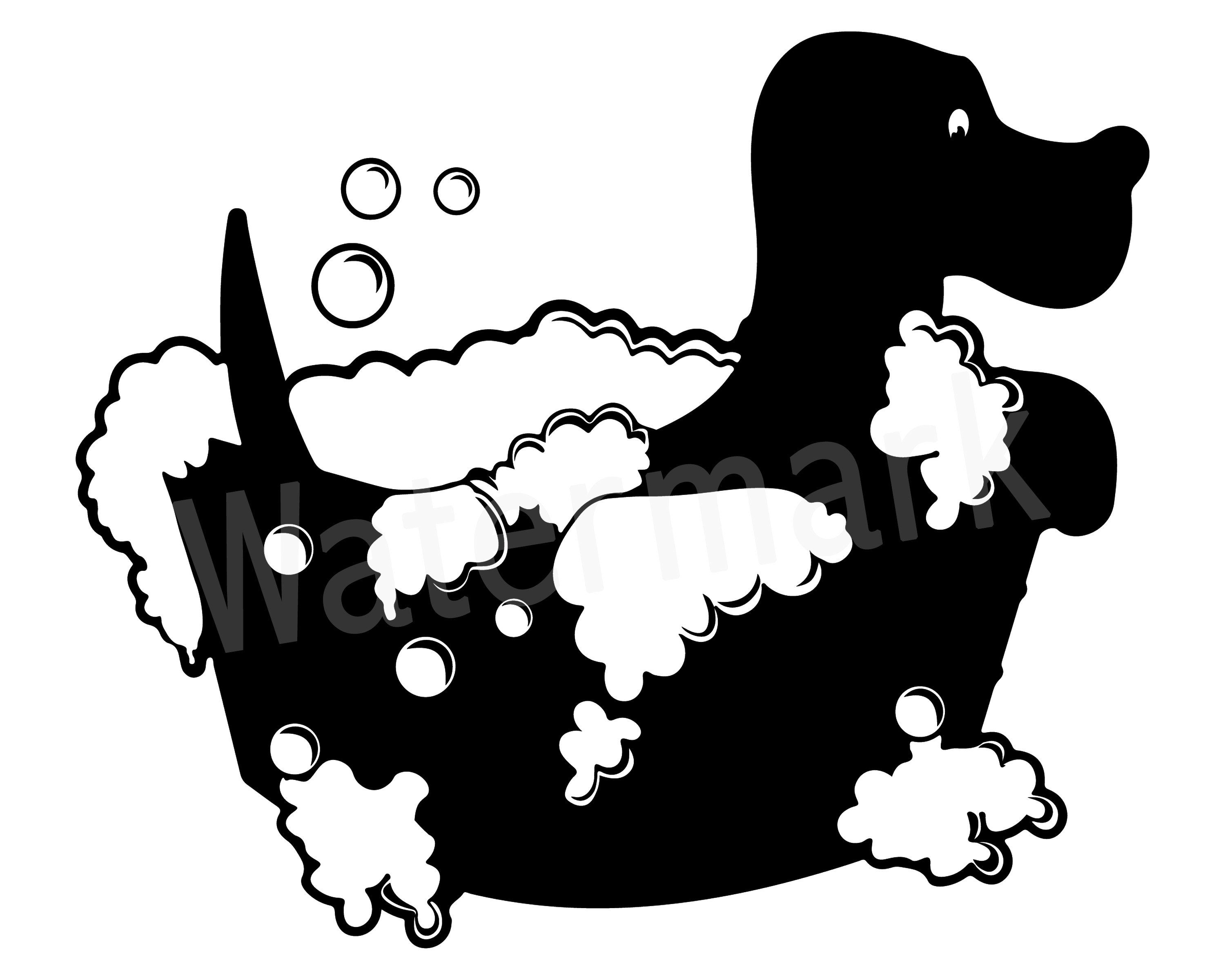 Detail Dog In Bathtub Clipart Nomer 50