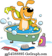 Detail Dog In Bathtub Clipart Nomer 54