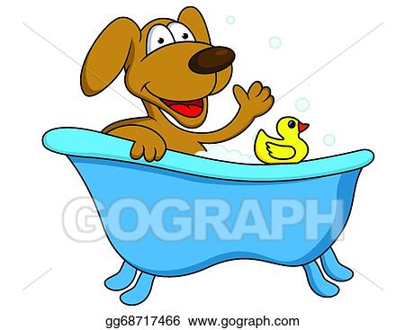 Detail Dog In Bathtub Clipart Nomer 55