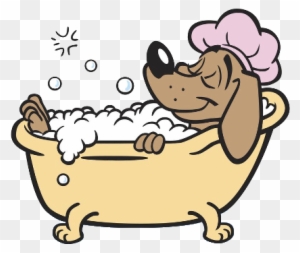 Detail Dog In Bathtub Clipart Nomer 8
