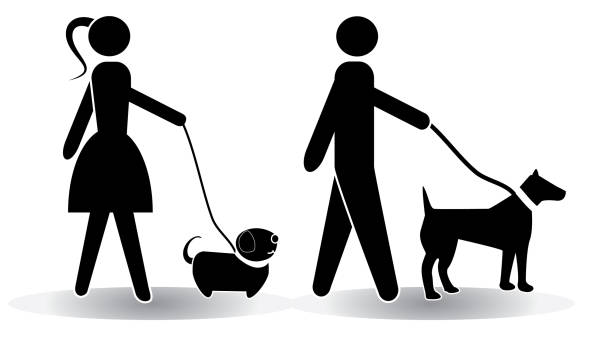 Detail Dog On A Leash Clipart Nomer 29