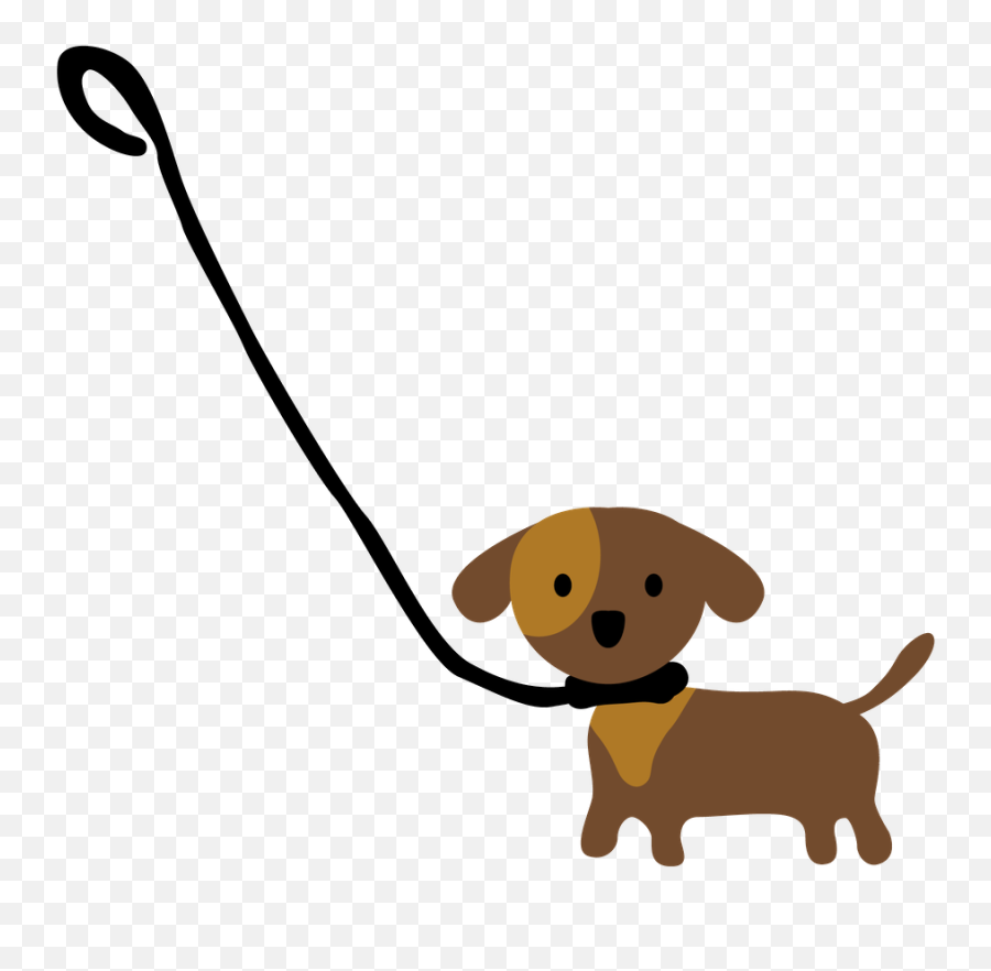 Detail Dog On A Leash Clipart Nomer 49