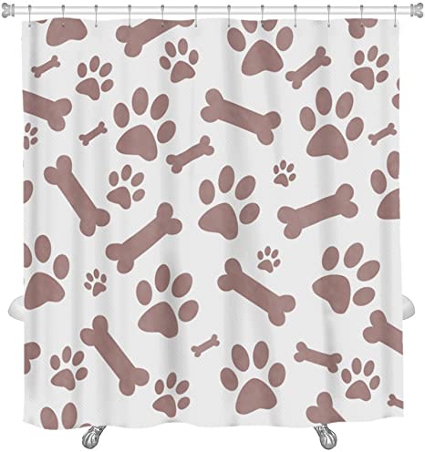 Detail Dog Paw Print Curtains Nomer 29