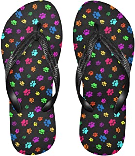 Detail Dog Paw Print Flip Flops Nomer 19