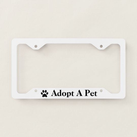 Detail Dog Paw Print License Plate Frame Nomer 20