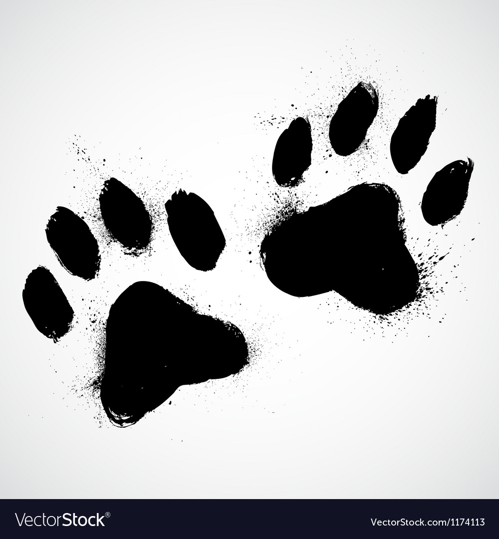 Detail Dog Paw Vector Nomer 19