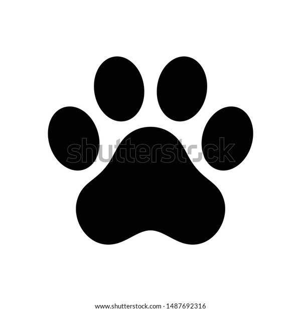 Detail Dog Paw Vector Nomer 4