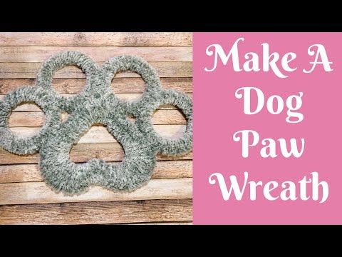 Detail Dog Paw Wreath Dollar Tree Nomer 2