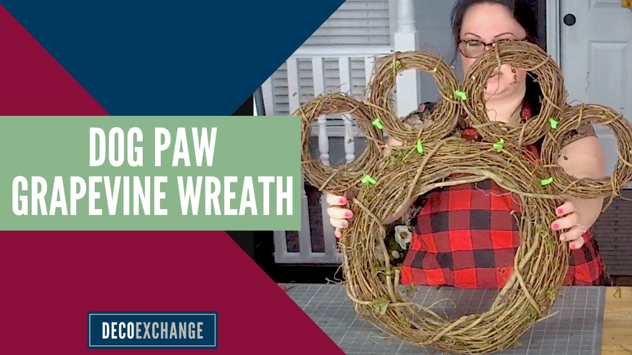 Detail Dog Paw Wreath Dollar Tree Nomer 12