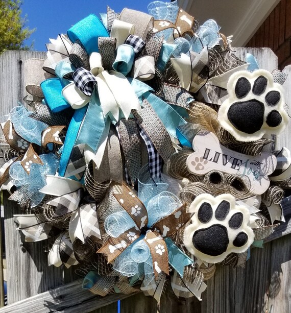 Detail Dog Paw Wreath Dollar Tree Nomer 16