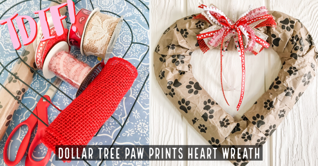 Detail Dog Paw Wreath Dollar Tree Nomer 10