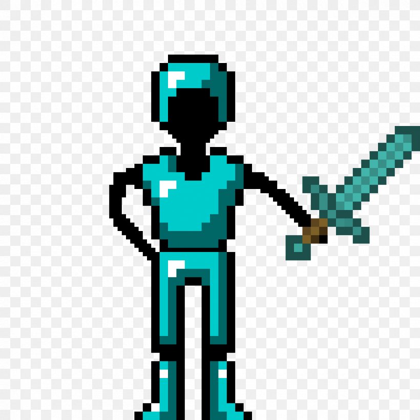 Detail Pixel Art Stickman Nomer 5