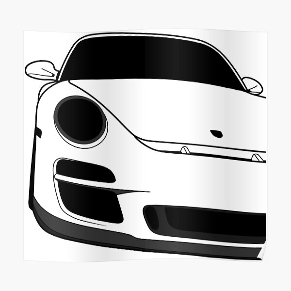 Detail Porsche 911 Gt3 Blueprint Nomer 9