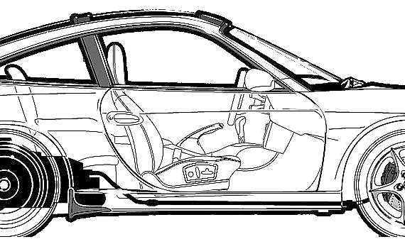 Detail Porsche 911 Gt3 Blueprint Nomer 11