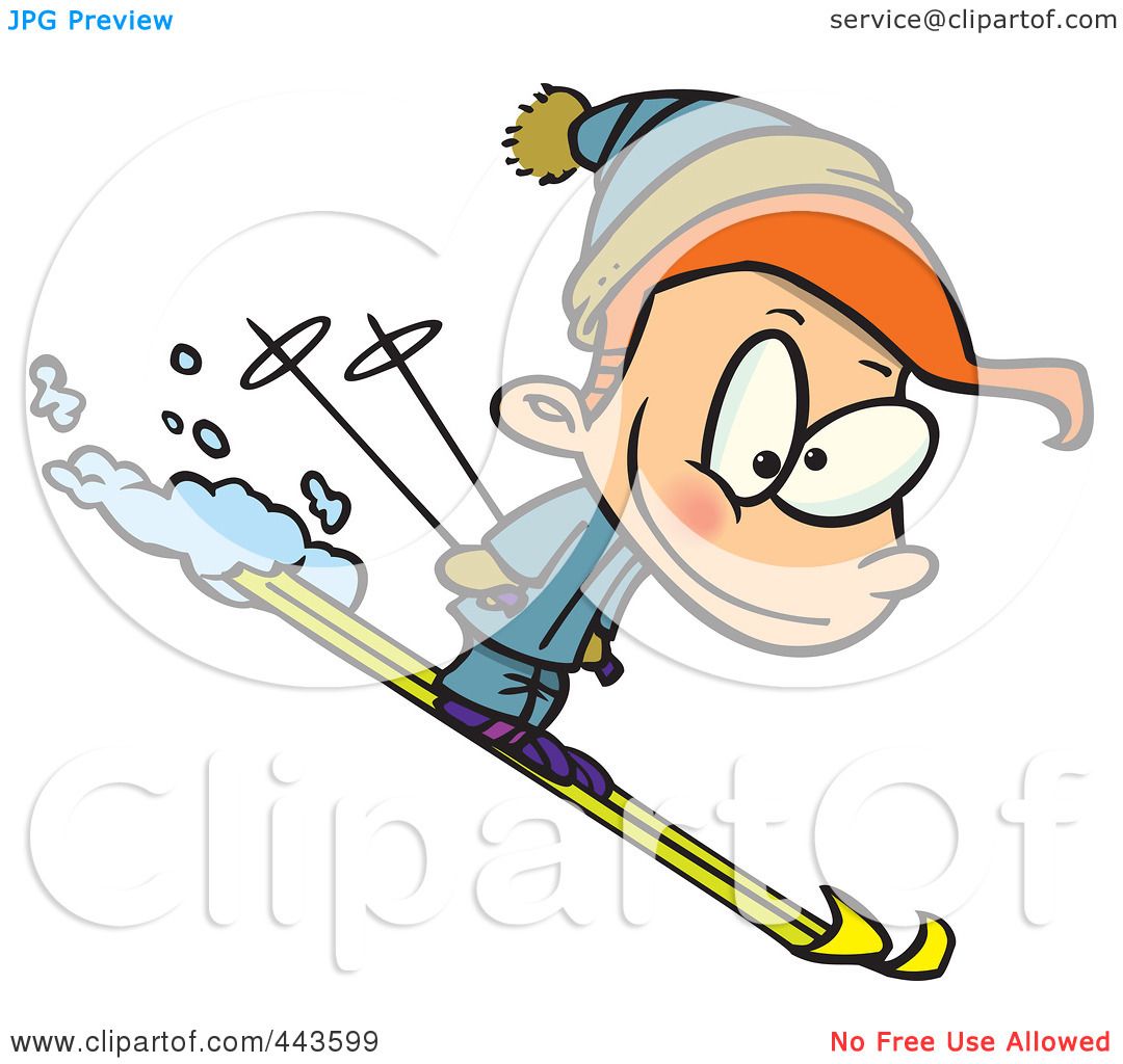 Detail Skiing Comic Nomer 10