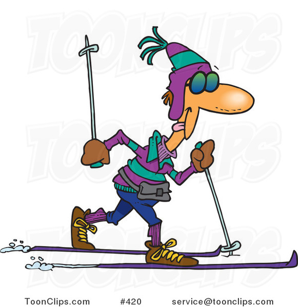 Detail Skiing Comic Nomer 25