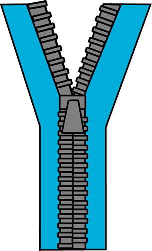 Detail Zipper Technical Drawing Nomer 10