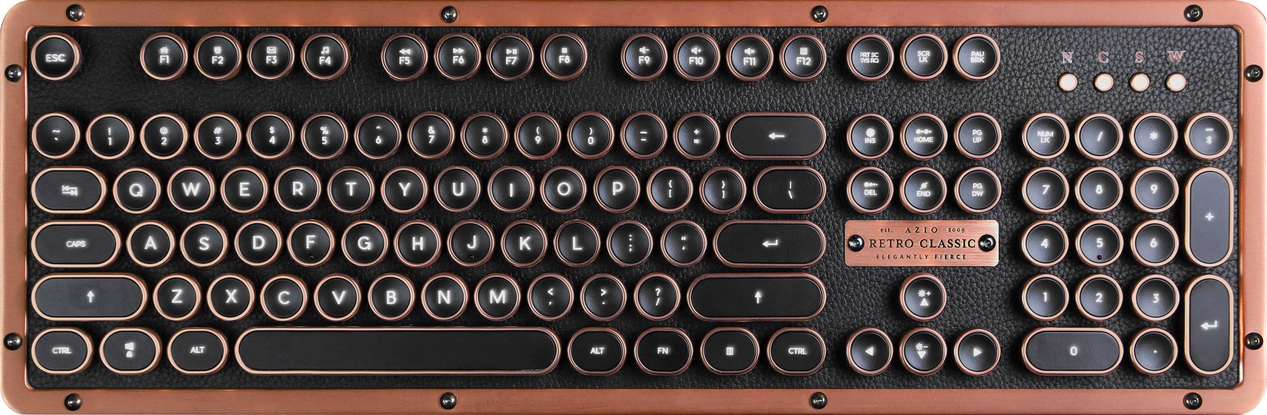 Detail Rose Gold Typewriter Keyboard Nomer 20