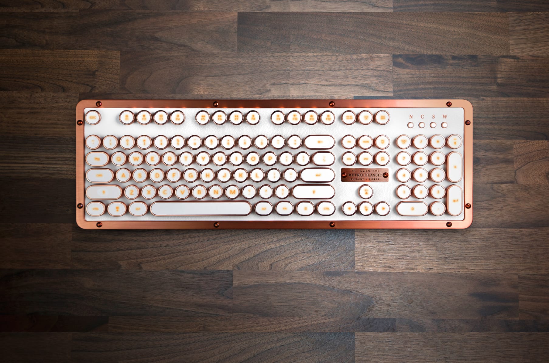 Detail Rose Gold Typewriter Keyboard Nomer 24