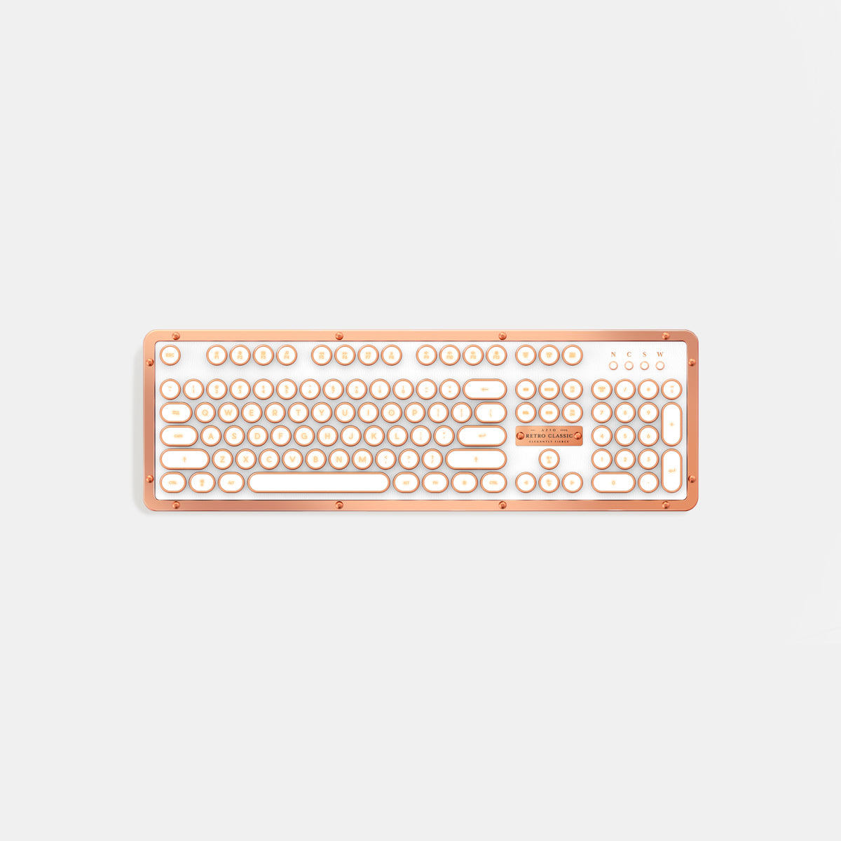 Detail Rose Gold Typewriter Keyboard Nomer 27