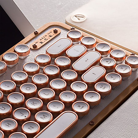 Detail Rose Gold Typewriter Keyboard Nomer 34