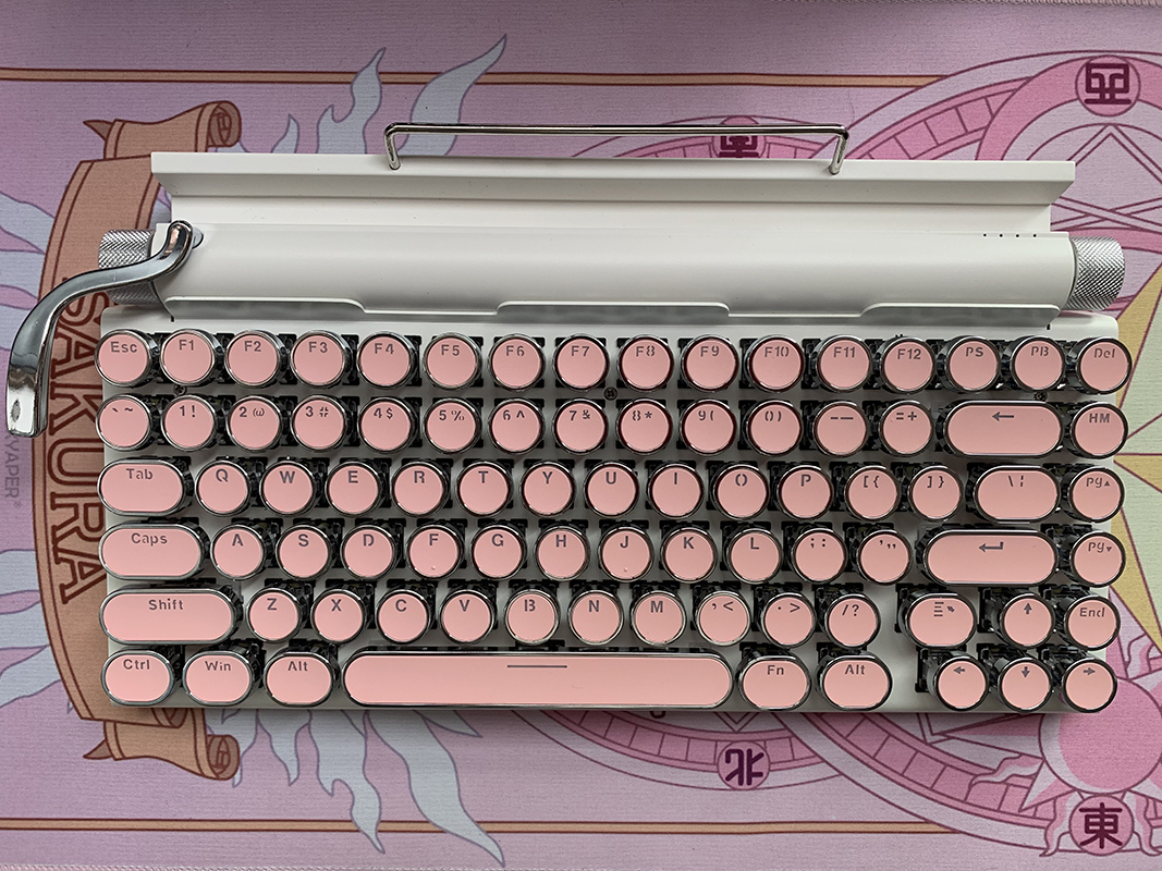 Detail Rose Gold Typewriter Keyboard Nomer 44