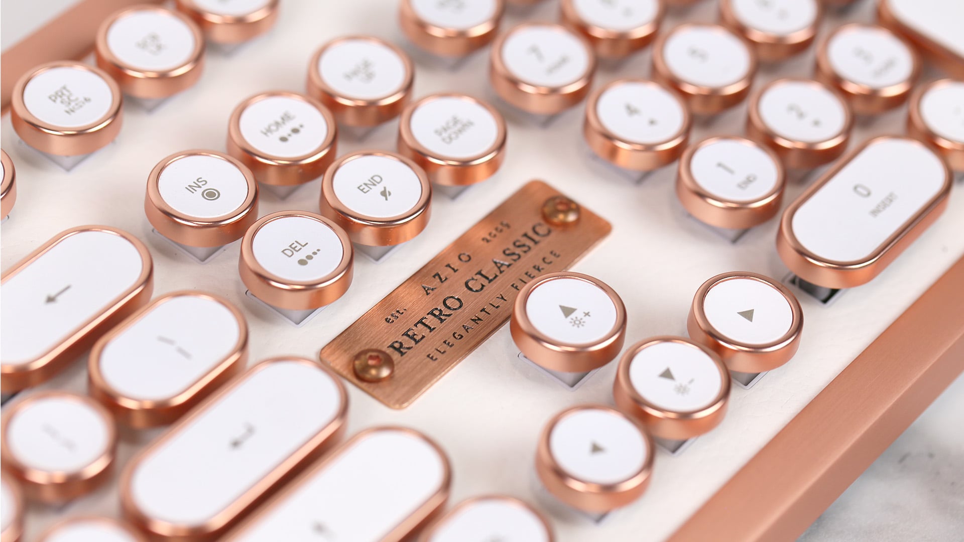 Detail Rose Gold Typewriter Keyboard Nomer 6