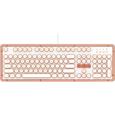 Detail Rose Gold Typewriter Keyboard Nomer 7