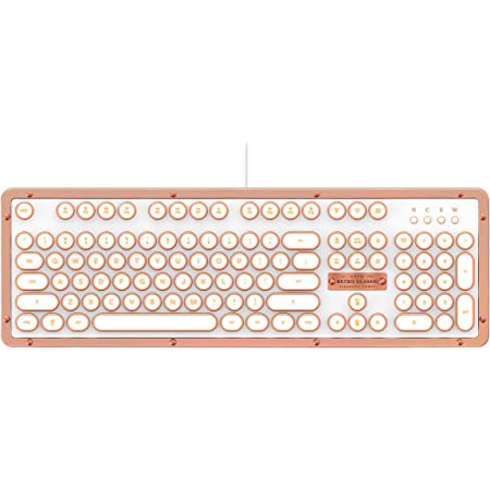 Detail Rose Gold Typewriter Keyboard Nomer 7