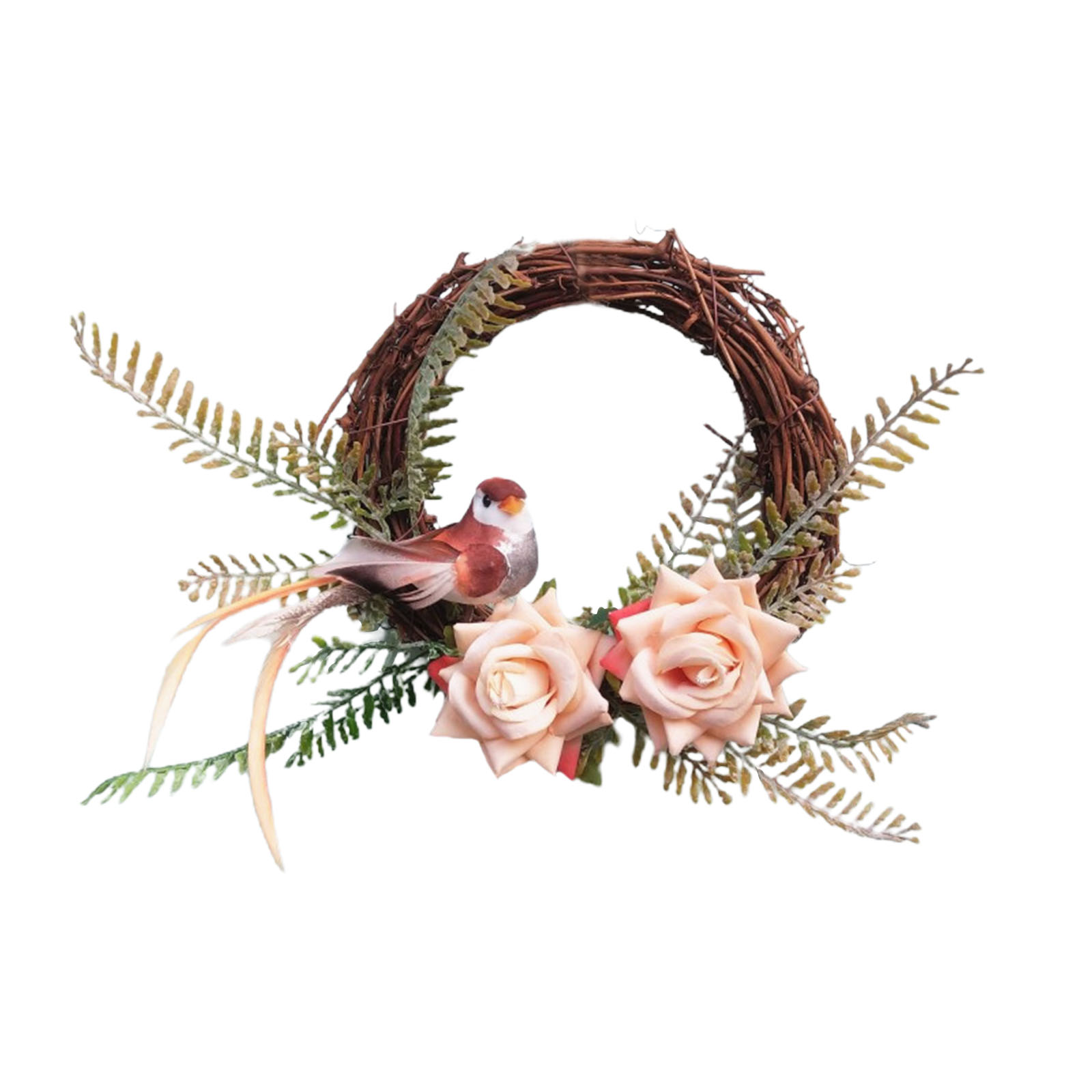 Detail Rose Horseshoe Wreath Nomer 29