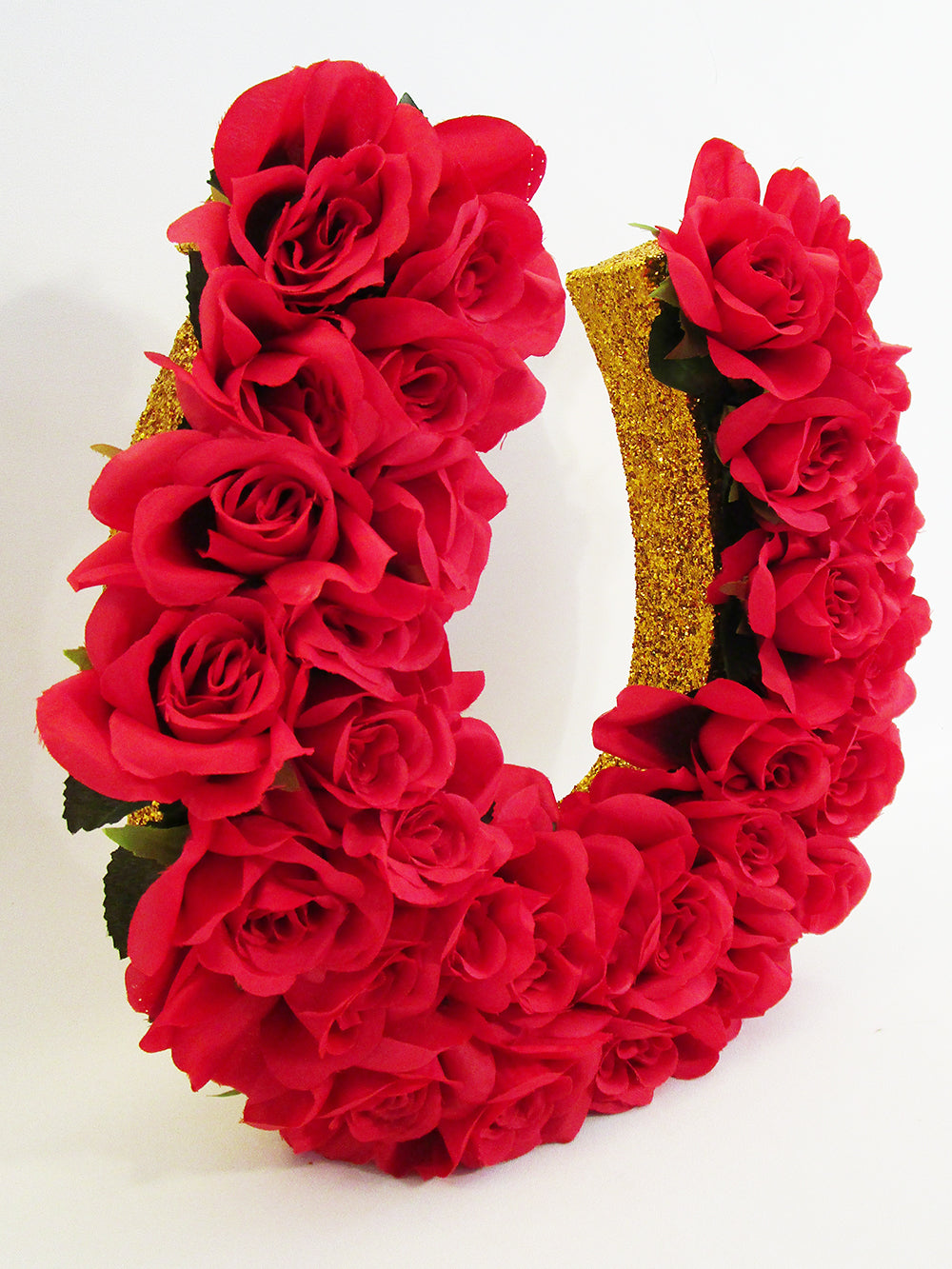 Detail Rose Horseshoe Wreath Nomer 31