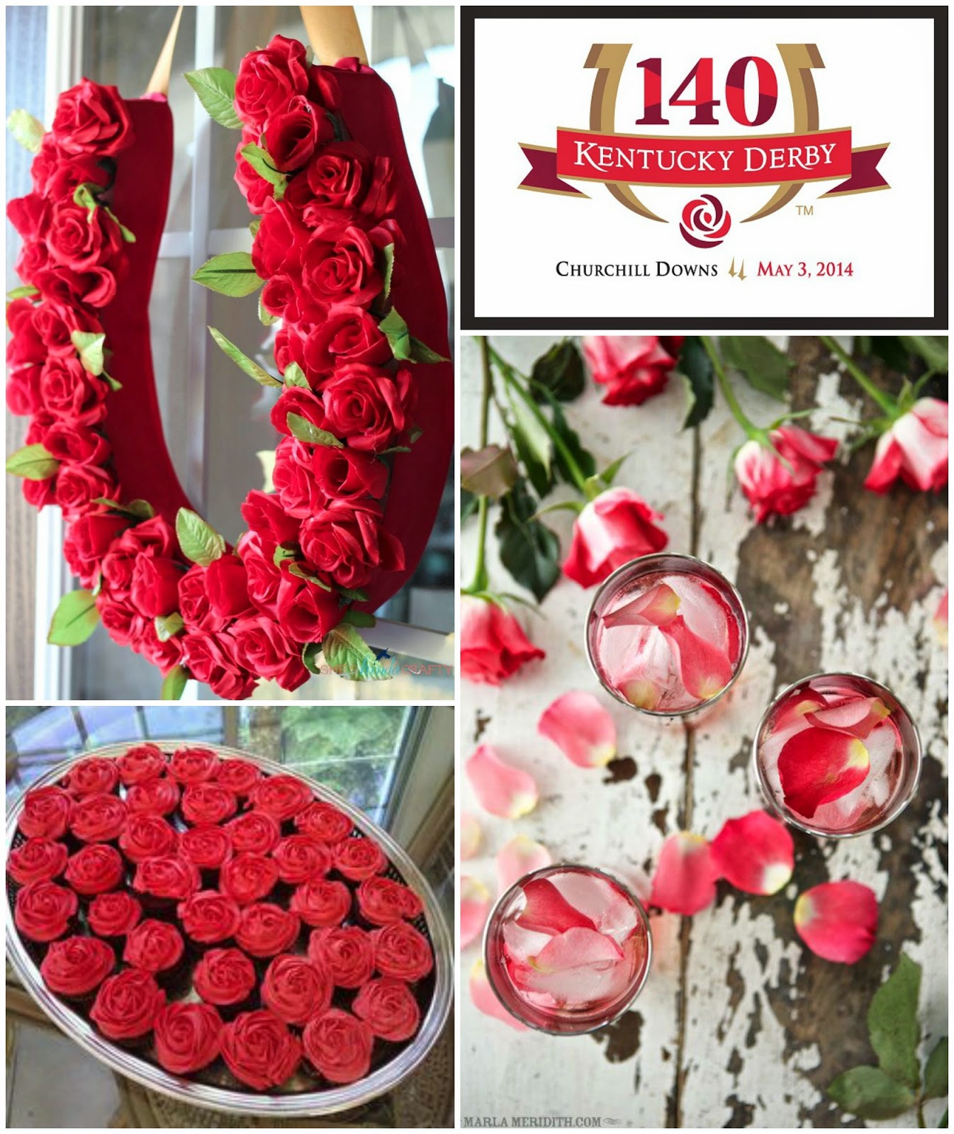 Detail Rose Horseshoe Wreath Nomer 32