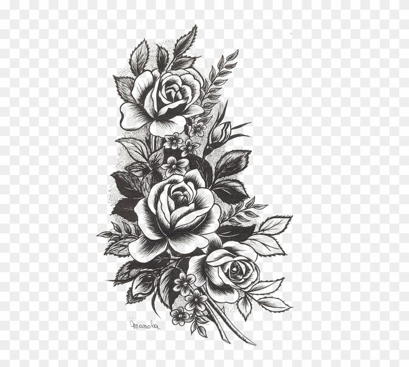 Rose Tattoo Png - KibrisPDR