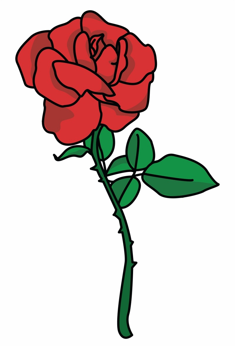 Detail Roses Clipart Nomer 24